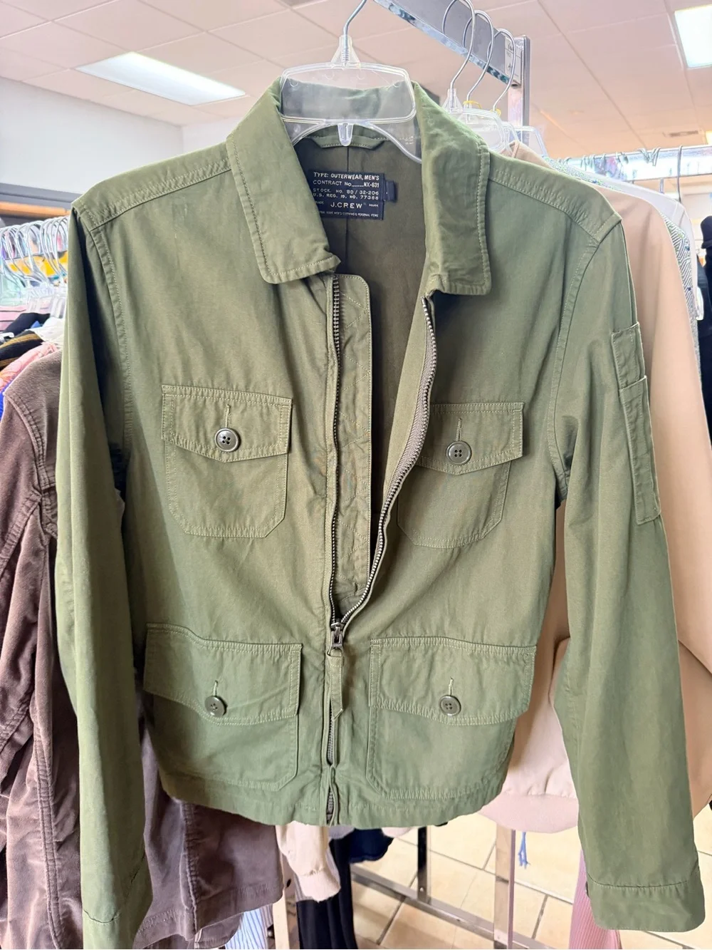 J Crew NX-631 M65 Military Mechanic Field jacket